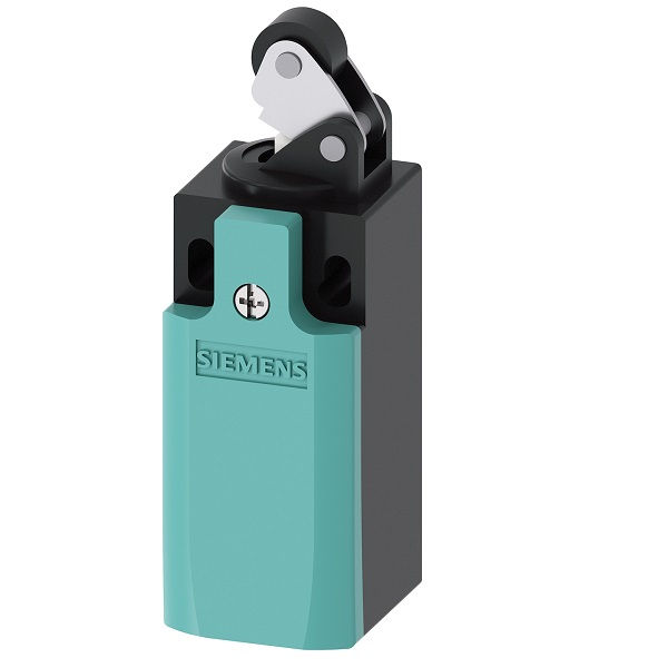 Fim de Curso Ação Rápida 3SE5232-0LE10 10A/AC15 250VCA Corpo PVC Caixa Estreita (31 mm) Rolete Superior PVC Pequeno (19 mm) 1NA+2NF Ruptura Positiva IP 67