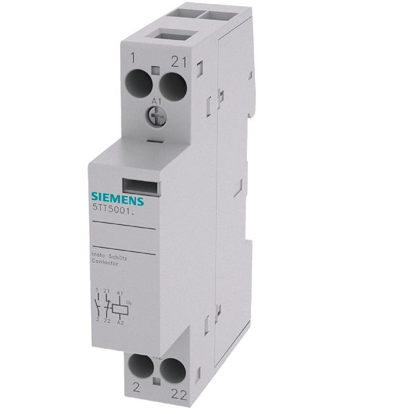 Contator Modular 20A 1NA+1NF 24VCA/CC 50/60 Hz 5TT5001-2 para 1MODULO Conexão para Parafusos