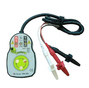 Medidor Sequencimetro Fasimetro Portátil 50-60HZ Categoria II 134X85X45MM Minipa