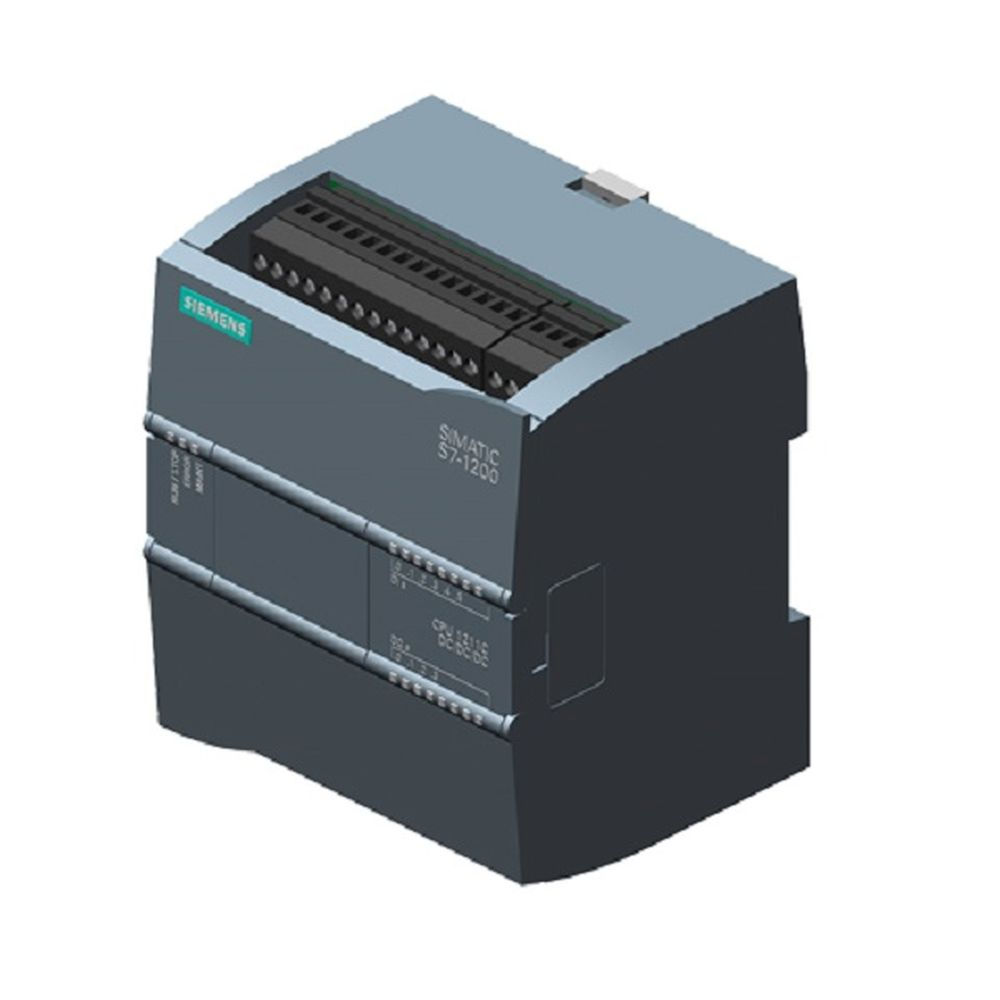 Cpu Simatic S7-1200 1211C/DC/DC/DC Memória Trabalho 30Kb E:8DI/2AI S:6DO Saída a Transistor 0,5A 24/24/24VCC PROFINET ETHERNET Industrial