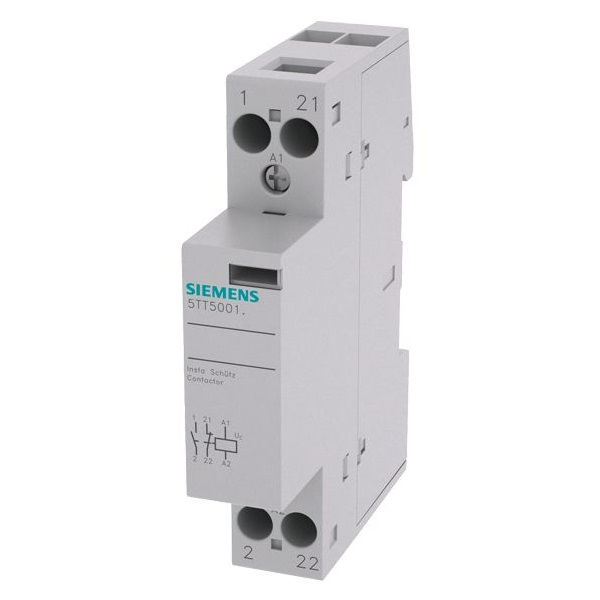Contator Modular 20A 1NA+1NF 220VCA/CC 50/60 Hz 5TT50001-0 para 1 Módulo Conexão para Parafusos