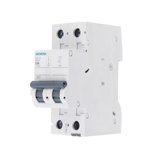 Disjuntor Termomagnético Fixo Bipolar 5SL1 C 40A 5 KA/3 KA 220/380VCA DIN