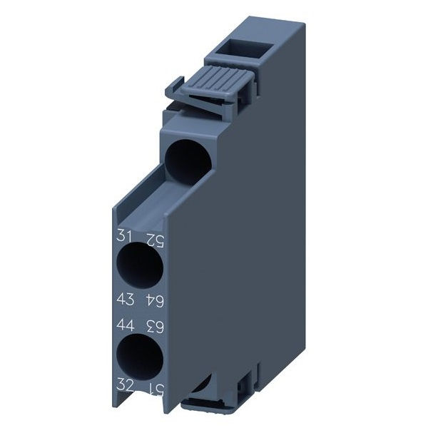 Bloco Contato Lateral 1NA+1NF S0 3RH29 Conexão Parafuso DIN EN 50005 Elemento