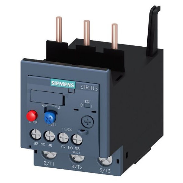 Relé Sobrecarga Relé Sobrecarga Tripolar 3RU2136 22,00-32,00A 1NA+1NF S2 para Contator 3RT2035A 3RT2038 Conexão para Parafuso