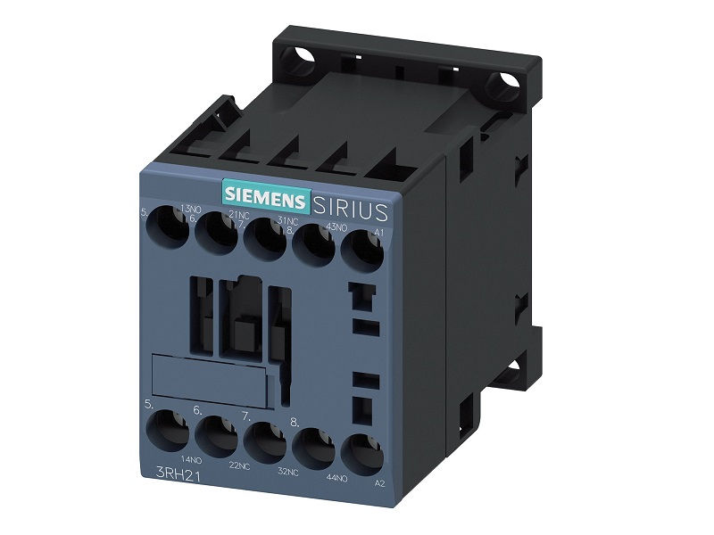 Contator Auxiliar 10A Mini S00 2NA+2NF 24VCA 50/60 Hz 3RH21 22 Conexão Parafuso