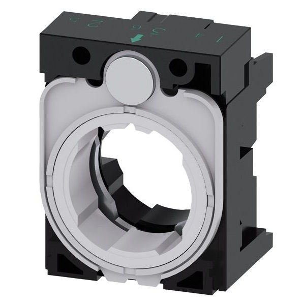 Base PVC 22 mm para Botão 3SU1 sem Contato para 3 Contatos