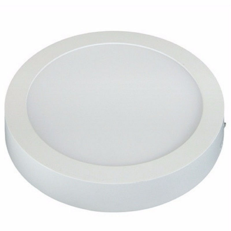 Painel Led Sobrepor 12W Alumínio Redondo 160x25 mm 720 lm 6500K Bivolt LUX 20.000H