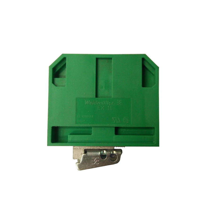 Conector Passagem SAK Poliamida EK Terra 16,00 mm² Verde/Amarelo Conexão para Parafuso