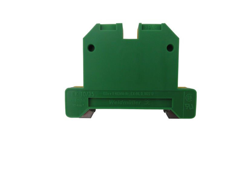 Conector Passagem SAK Poliamida Wpe/Wdu Terra 10,00 mm² Verde/Amarelo Conexão para Parafuso