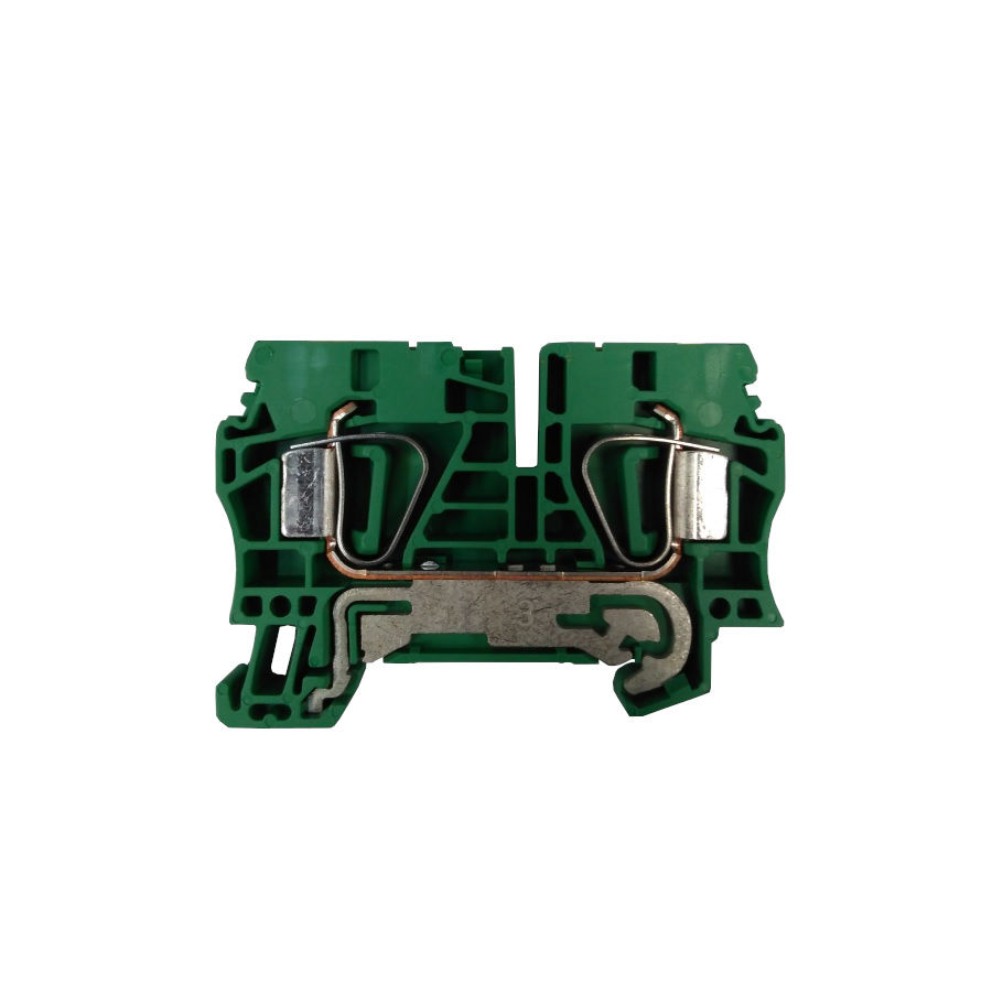 Conector Passagem SAK Poliamida Zpe/Zdu Terra 6,00 mm² Verde/Amarelo Conexão para Mola