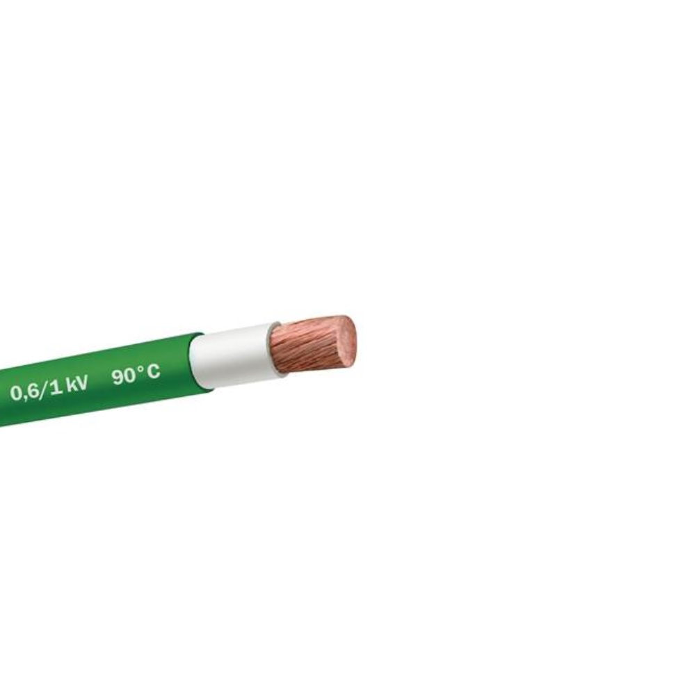 Cabo Cobre Isolado HEPR 90G 0,6/1 kV 1x 35,00 mm² ATOX FLEX Verde NBR 13248 Classe 5