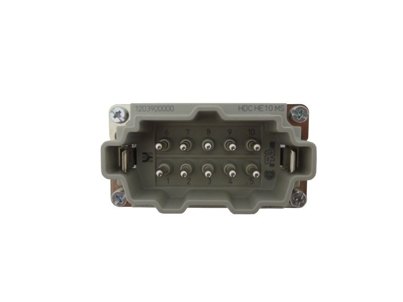 Miolo Macho 10 Polos 16A-500VCA Cinza IP64 HDC HE