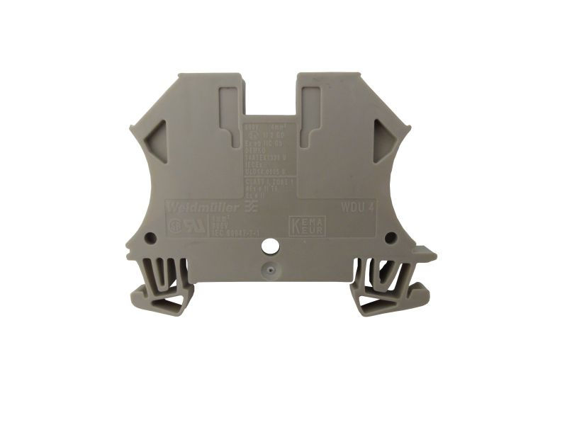 Conector Passagem SAK Poliamida WDU 4,00 mm² Bege Conexão para Parafuso