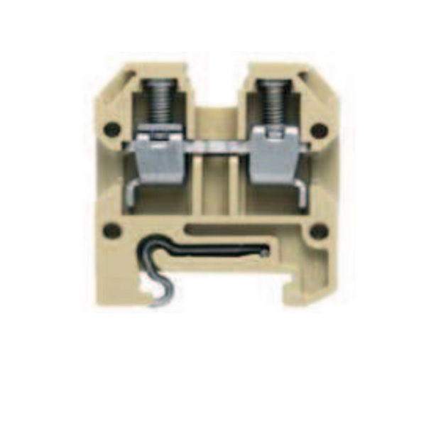 Conector Passagem SAK Poliamida 0,50-1,5 mm² BG para Trilho TS15