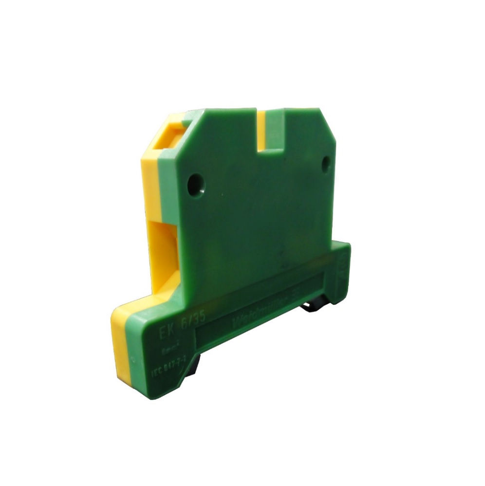 Conector Passagem SAK Poliamida Wpe/Wdu Terra 6,00 mm² Verde/Amarelo Conexão para Parafuso