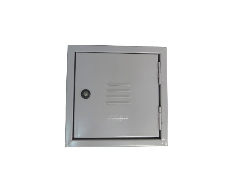 Caixa TELEBRAS N5 Sobrepor Ferro 800x800x120 mm Cinza CRT