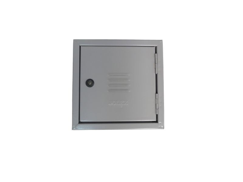 Caixa TELEBRAS N5 Sobrepor Ferro 800x800x120 mm Cinza CRT