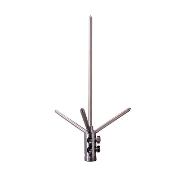 ParaRaio Franklin Latão com 2 Descidas 300 mm para Aterramento