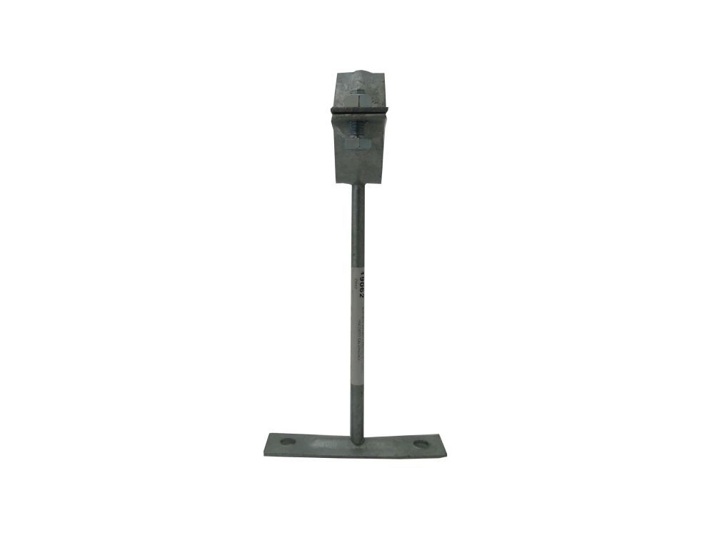 Suporte Para Tubo 2 Proteção Chapa Encosto Galvanizado