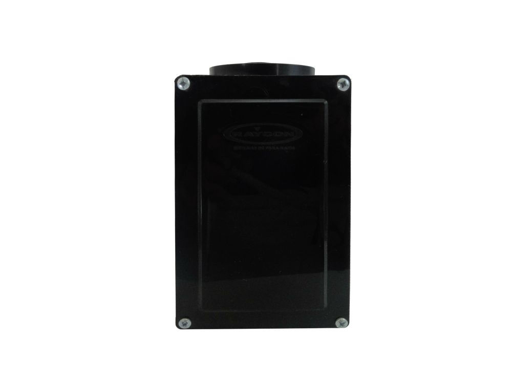 Caixa Inspeção Suspensa PVC com Rosca 1.1/2" Preta com Tampa