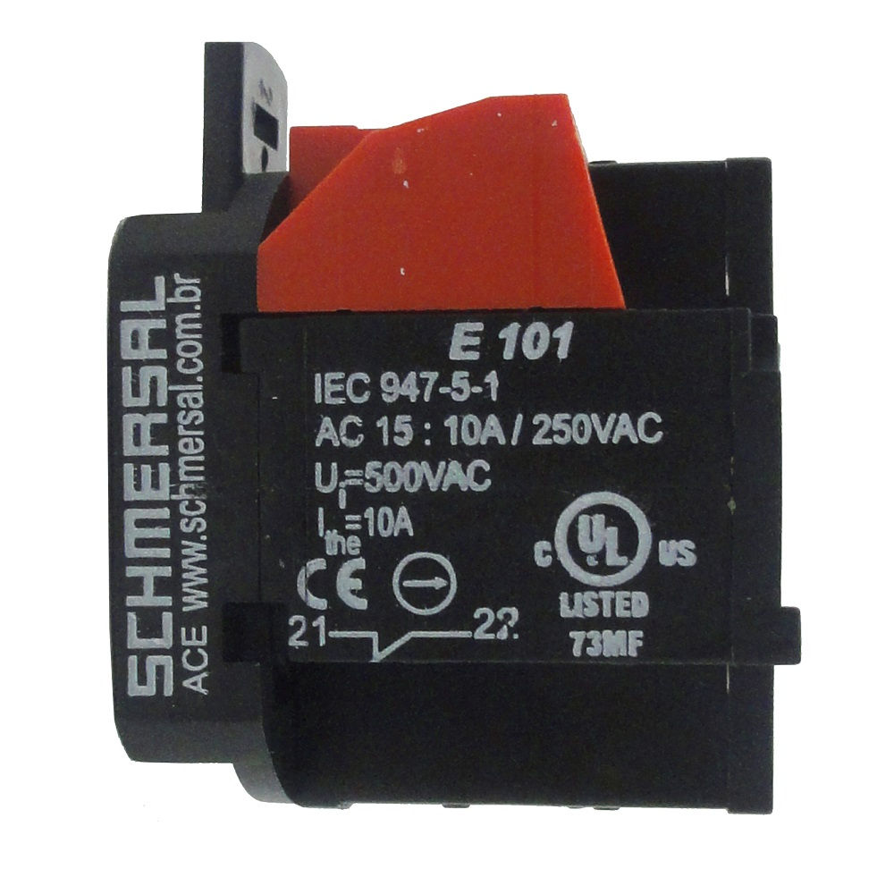 Elemento Contato 1NF para Botão Conexão para Parafuso