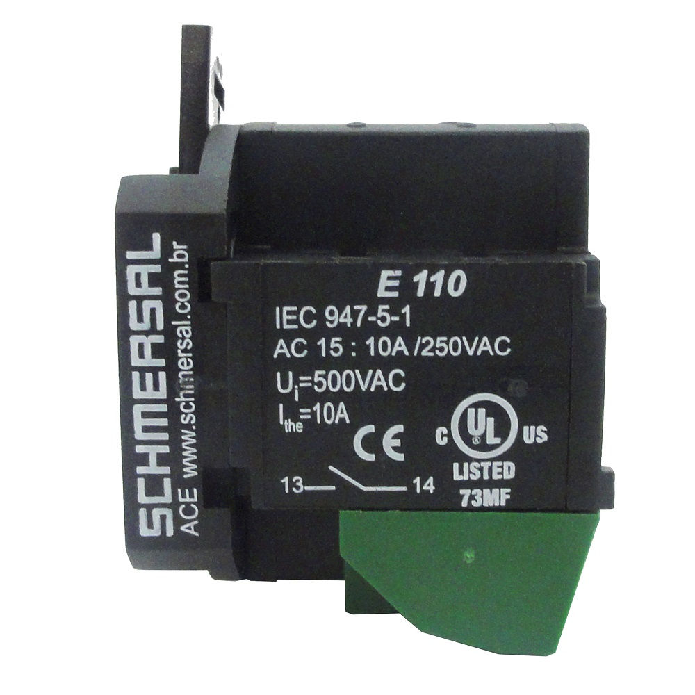 Elemento Contato 1NA para Botão Conexão para Parafuso