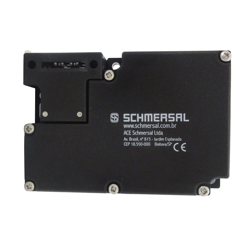 Chave Segurança Chave Segurança PVC AZM 161SK Desbloqueio para Solenoide 4A/AC15 2NA+4NF 24VCA/CC 90x130x30 mm IP67 Atuador Separado