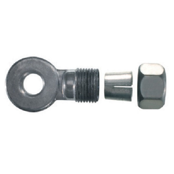 Borne Concêntrico Latão Lateral para Vergalhão 3/8"