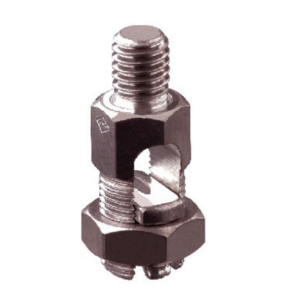 Conector Parafuso Fendido Split Bolt Latão Estanhado com Rabicho e Porca 35,00 mm²