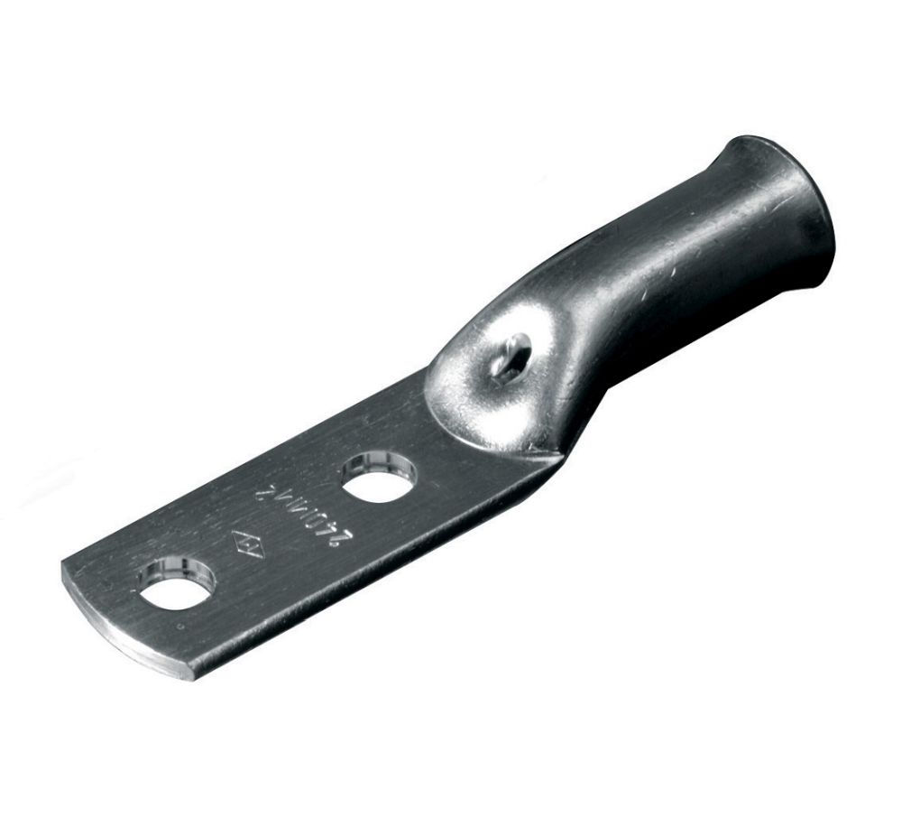 Terminal Cobre Estanhado a Compressão Dupla YA 120,00 mm² com 2 Furos M12