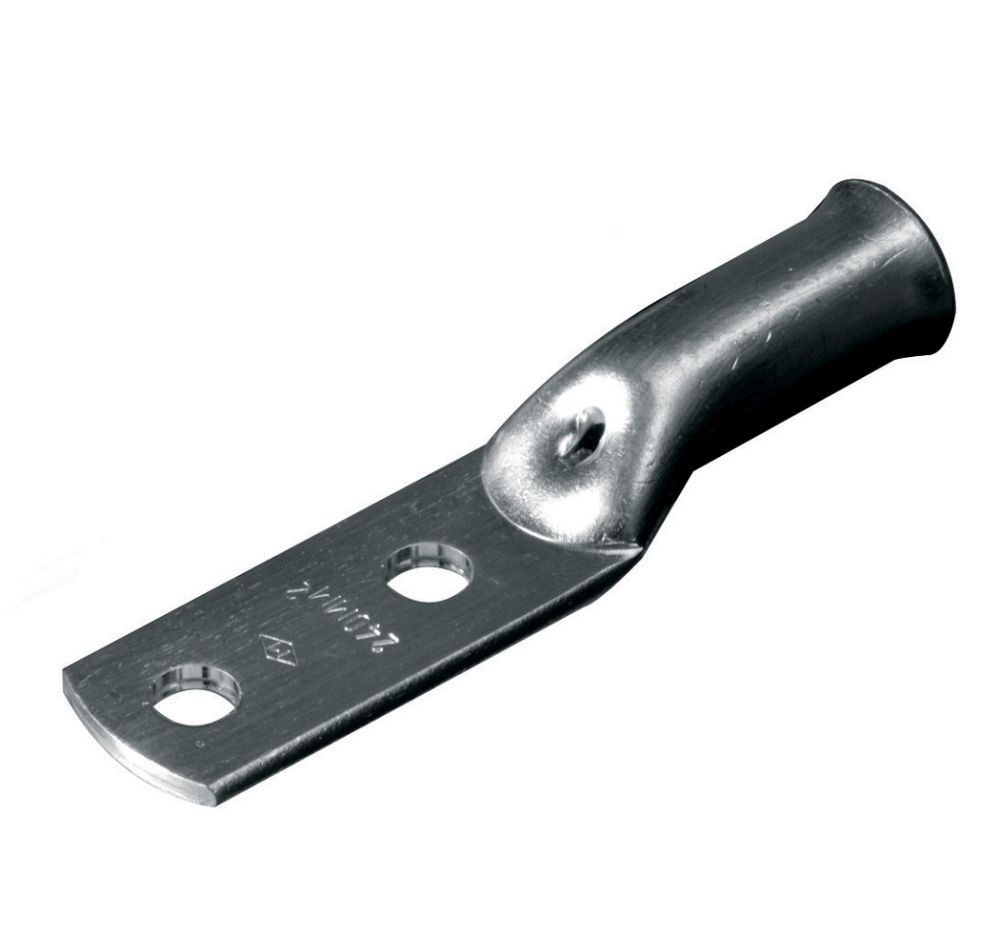 Terminal Cobre Estanhado a Compressão Dupla YA 240,00 mm² com 2 Furos M12 F13,8 mm