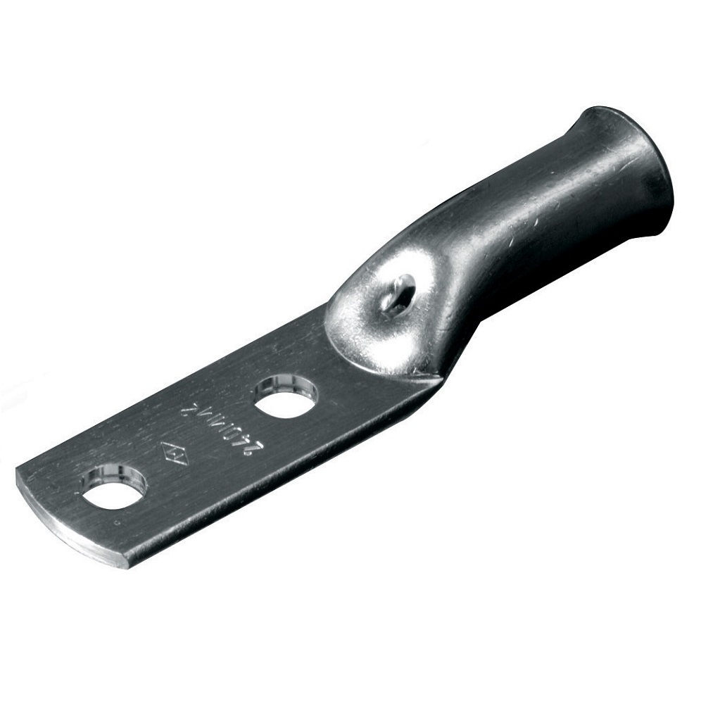 Terminal Cobre Estanhado a Compressão Dupla YA 150,00 mm² para Cabo com 2 Furos M12