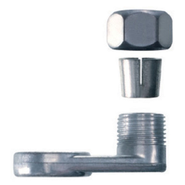 Borne Terminal Latão Angular para Vergalhão 1/2"