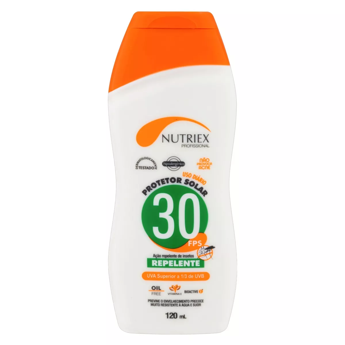 Protetor Solar C/Repelente FPS 30 120ML Profissional Nutriex