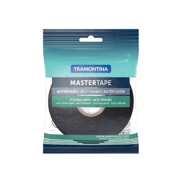Fita Borracha Isolante 90G 19MMX10M ESP 0,76MM Autofusao Preta