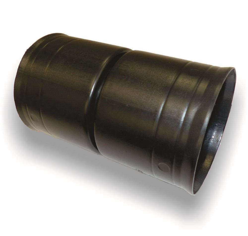 Luva PEAD Para Duto Corrugado 3" Preta P/anelar Kanaflex