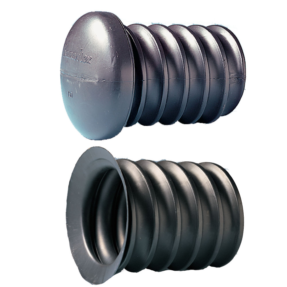 Tampão Tampão PEAD para Duto Corrugado Helicoidal 1.1/2" Preto Kanalex