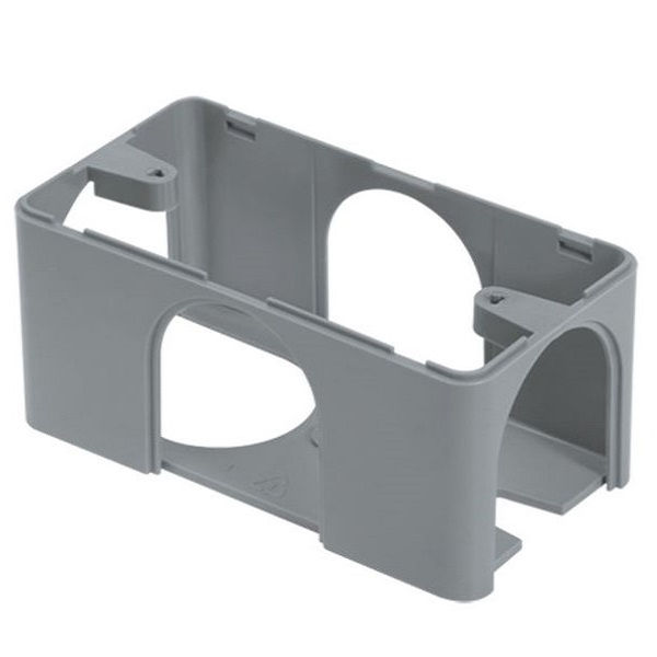 Condulete PVC Múltiplo Lpwi 1/2"-3/4" sem Rosca sem Tampa sem Vedação Cinza Tampa de Encaixe