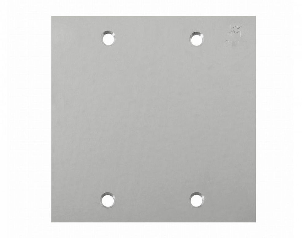 Placa Piso Unha INOX Cega 4x4 Padrão