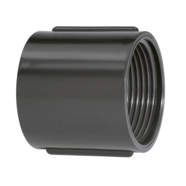 Luva PVC para Eletroduto 3/4" com Rosca BSP Preta