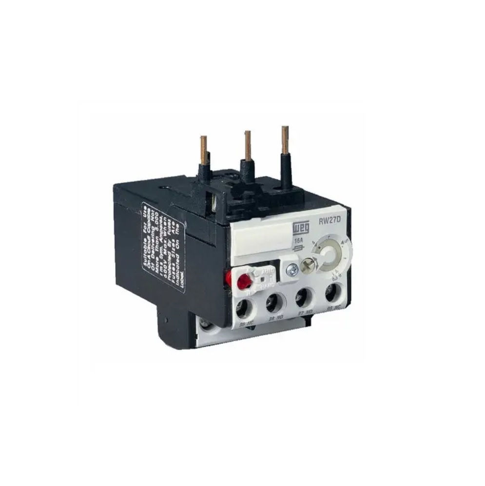 Relé Sobrecarga Relé Sobrecarga Tripolar RW27-1D 22,00-32,00A 1NA+1NF para CWM9A CWM40 Conexão para Parafuso