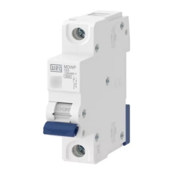 Disjuntor Termomagnético Fixo Unipolar MDWP C 63A 5KA 220VCA DIN