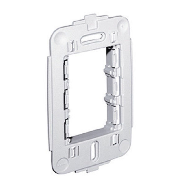 Suporte 3 Módulos para Placa PVC 4x2 Branco Linha Pial PLUS