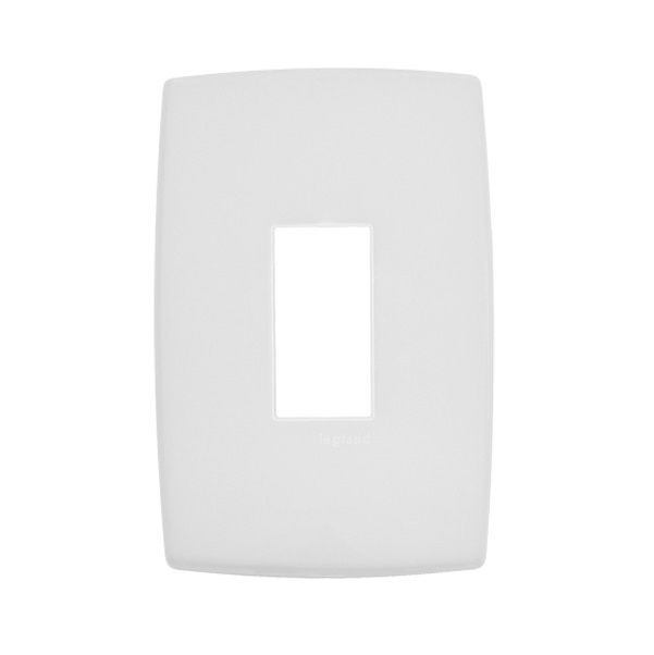 Placa PVC para 1 Módulo Vertical 4x2 Bege Pial PLUS