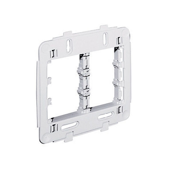 Suporte 6 Módulos para Placa PVC 4x4 Branco Pial PLUS