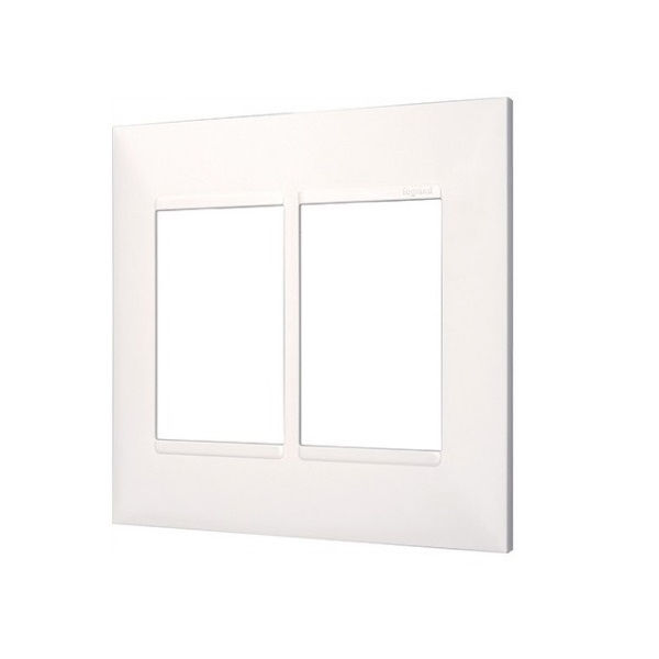 Placa PVC para 6 Módulos 4x4 Branca Linha Pial PLUS Mais