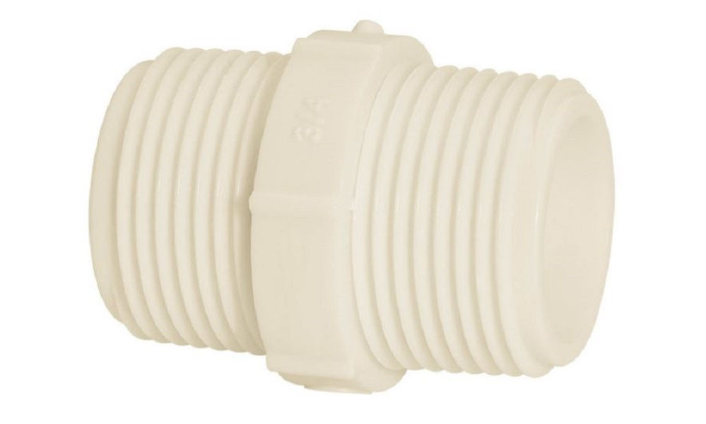Nipel PVC Rosqueável 1.1/2" Classe 15 Branco Água Fria