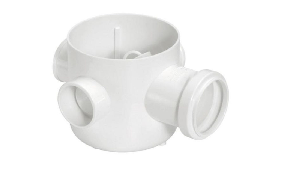 Corpo PVC para Caixa Sifonada 250x230x75 mm Classe 8 Branco Esgoto