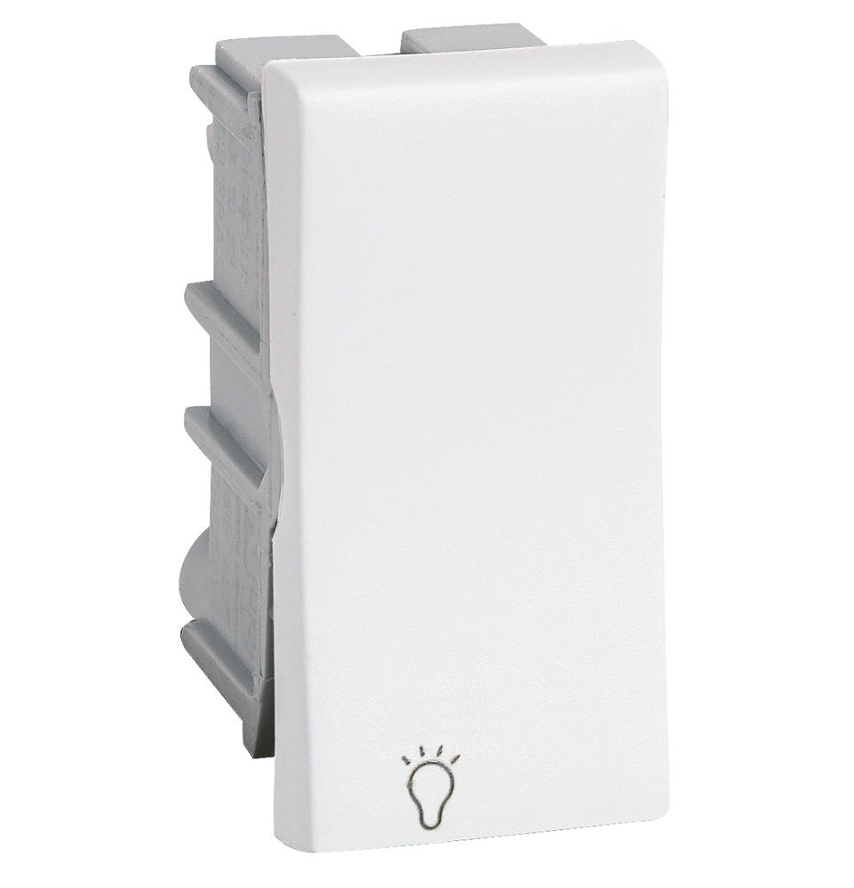 Módulo Módulo Pulsador Minuteria 2A/250VCA PVC Branco Linha Pial PLUS Mais