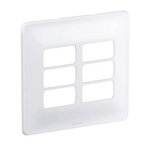 Placa PVC para 3 Módulos + 3 4x4 Branca Zeffia com Suporte